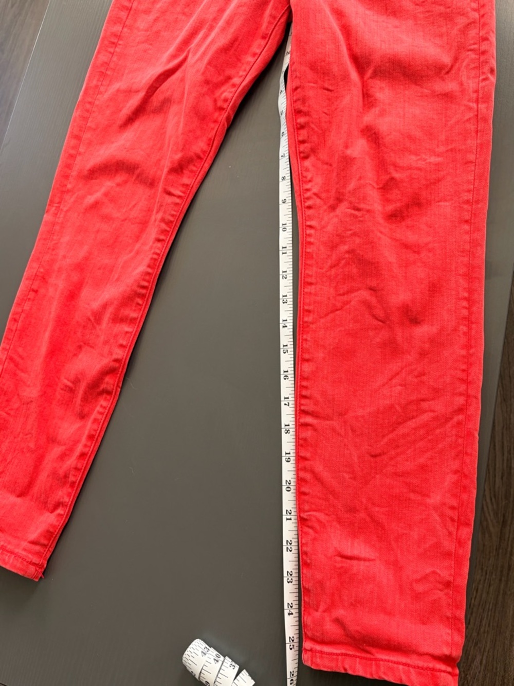 Liverpool: Bright Red Women’s Skinny Jeans - Picture 3 of 9